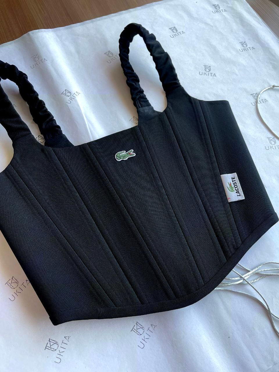 CORSETTO LACOSTE BLACK - U K I T A