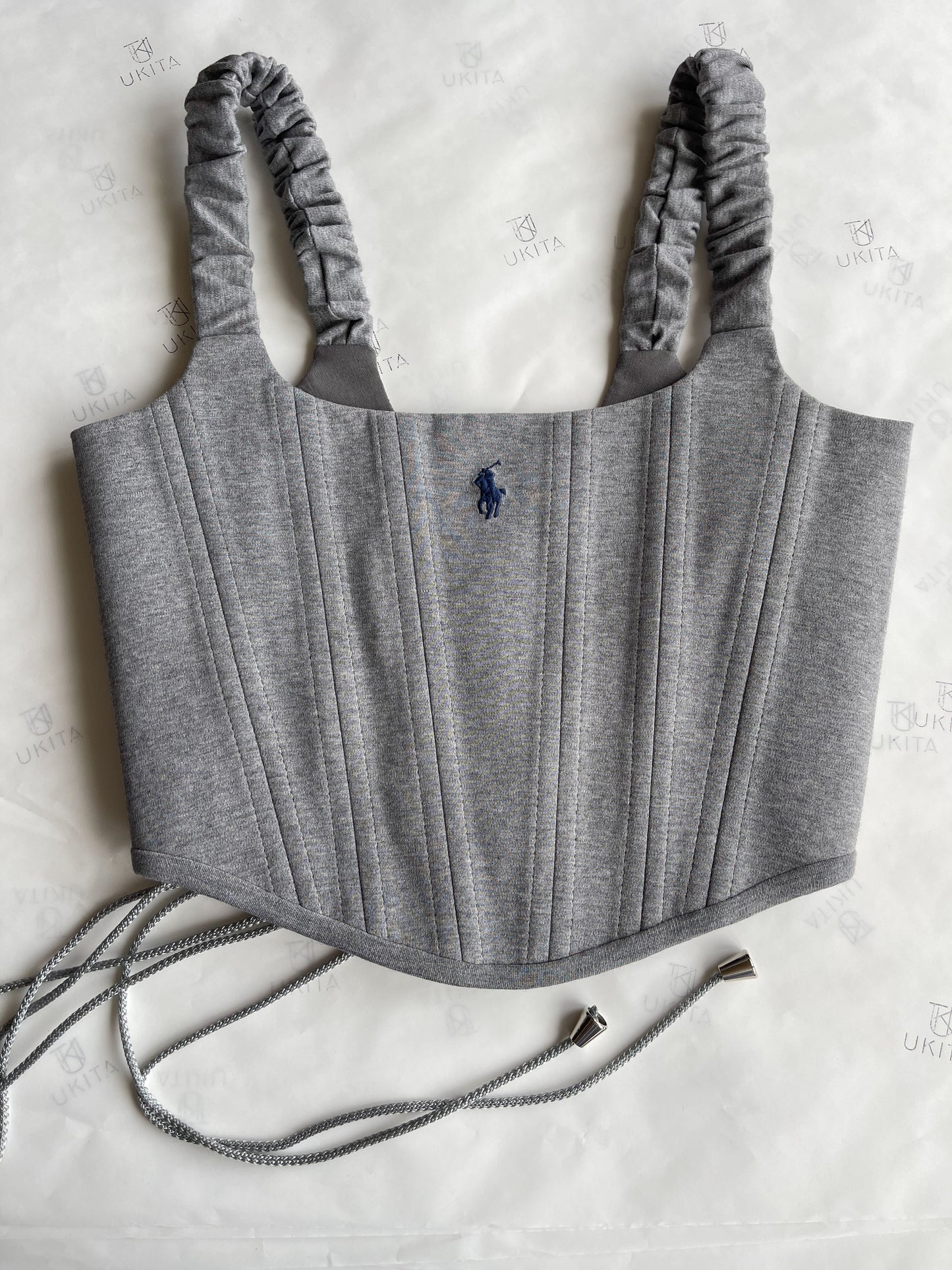CORSETTO RALPH LAUREN GRIGIO - U K I T A