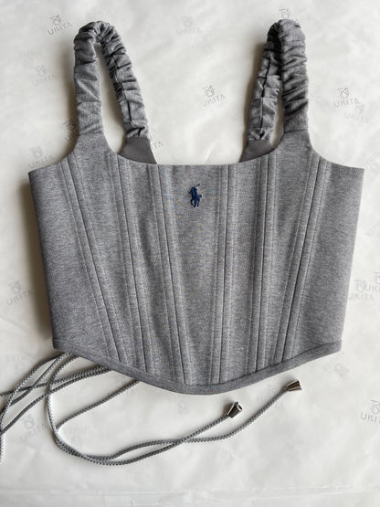 CORSETTO RALPH LAUREN GRIGIO - U K I T A