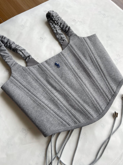 CORSETTO RALPH LAUREN GRIGIO - U K I T A