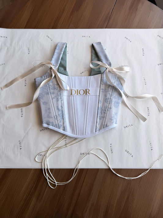 CORSETTO WHITE BLUE - U K I T A
