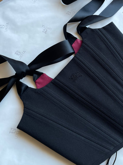 CORSETTO BURBERRY BLACK - U K I T A