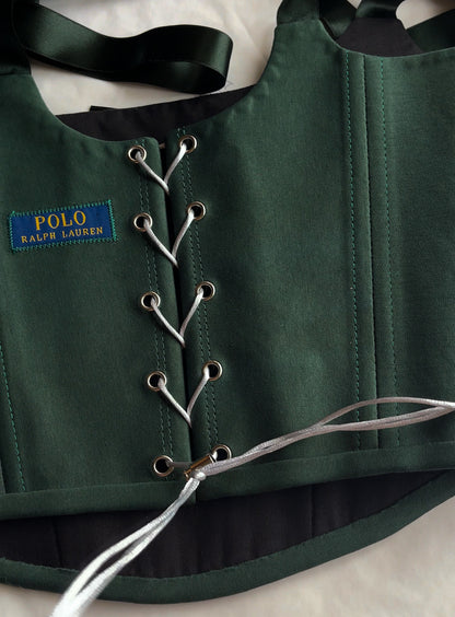CORSETTO RALPH LAUREN GREEN - U K I T A