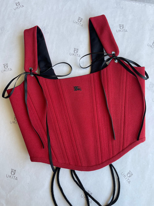 CORSETTO BURBERRY RED - U K I T A