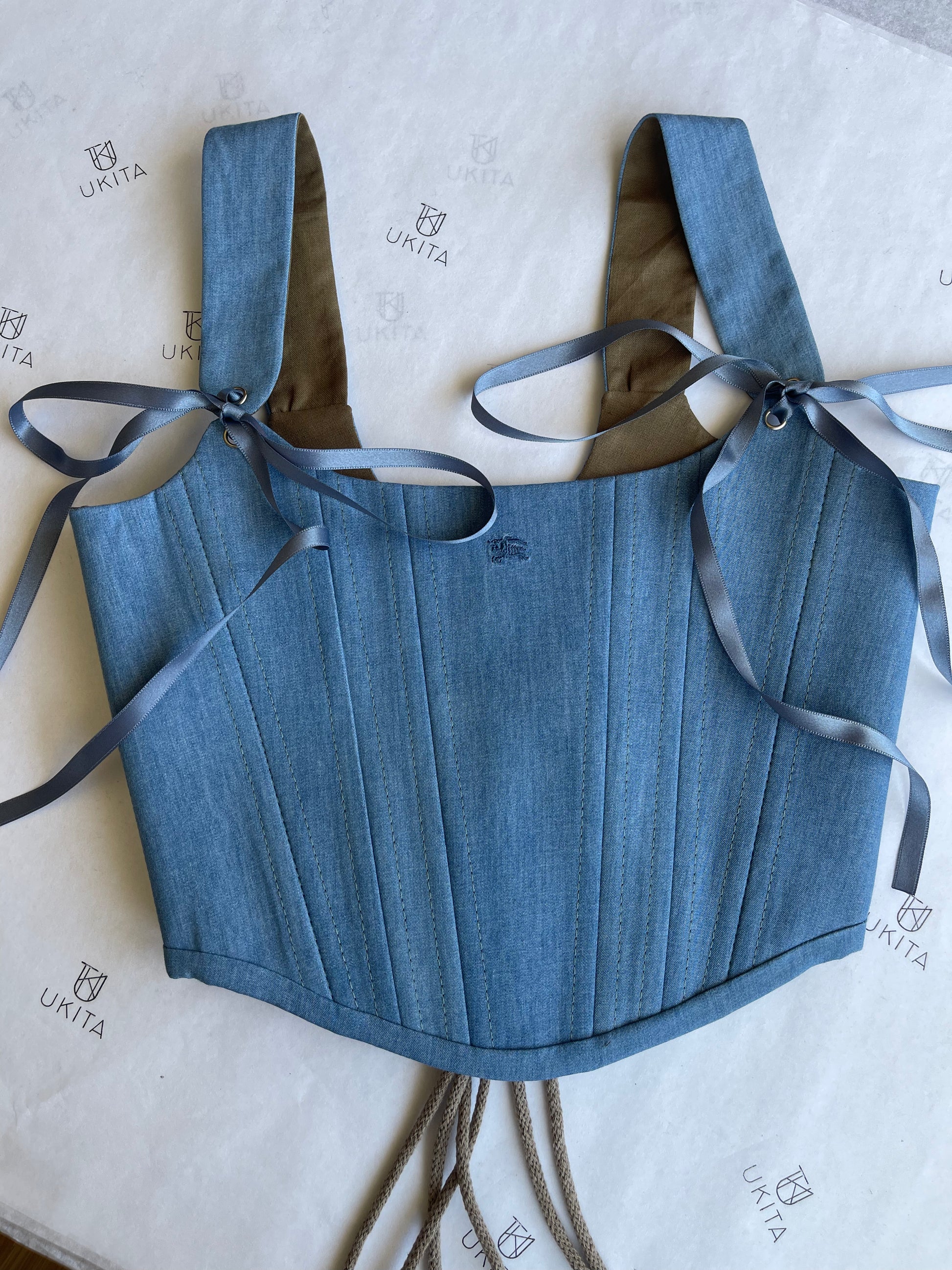 CORSETTO BURBERRY DENIM - U K I T A