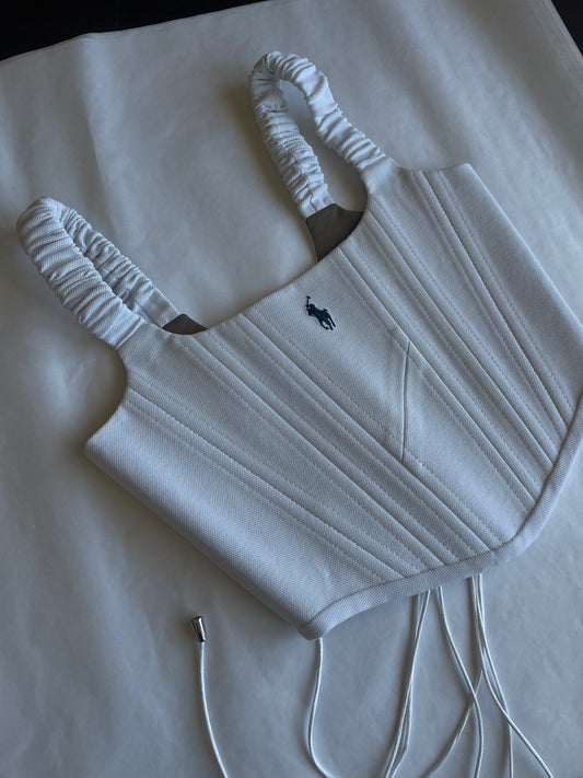 CORSETTO RALPH LAUREN WHITE - U K I T A