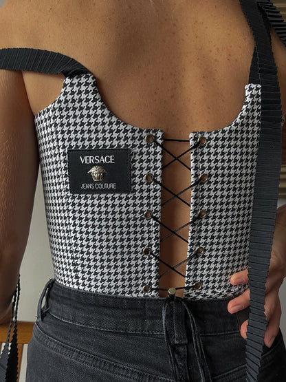 CORSETTO VERSACE PIED DE POULE - U K I T A