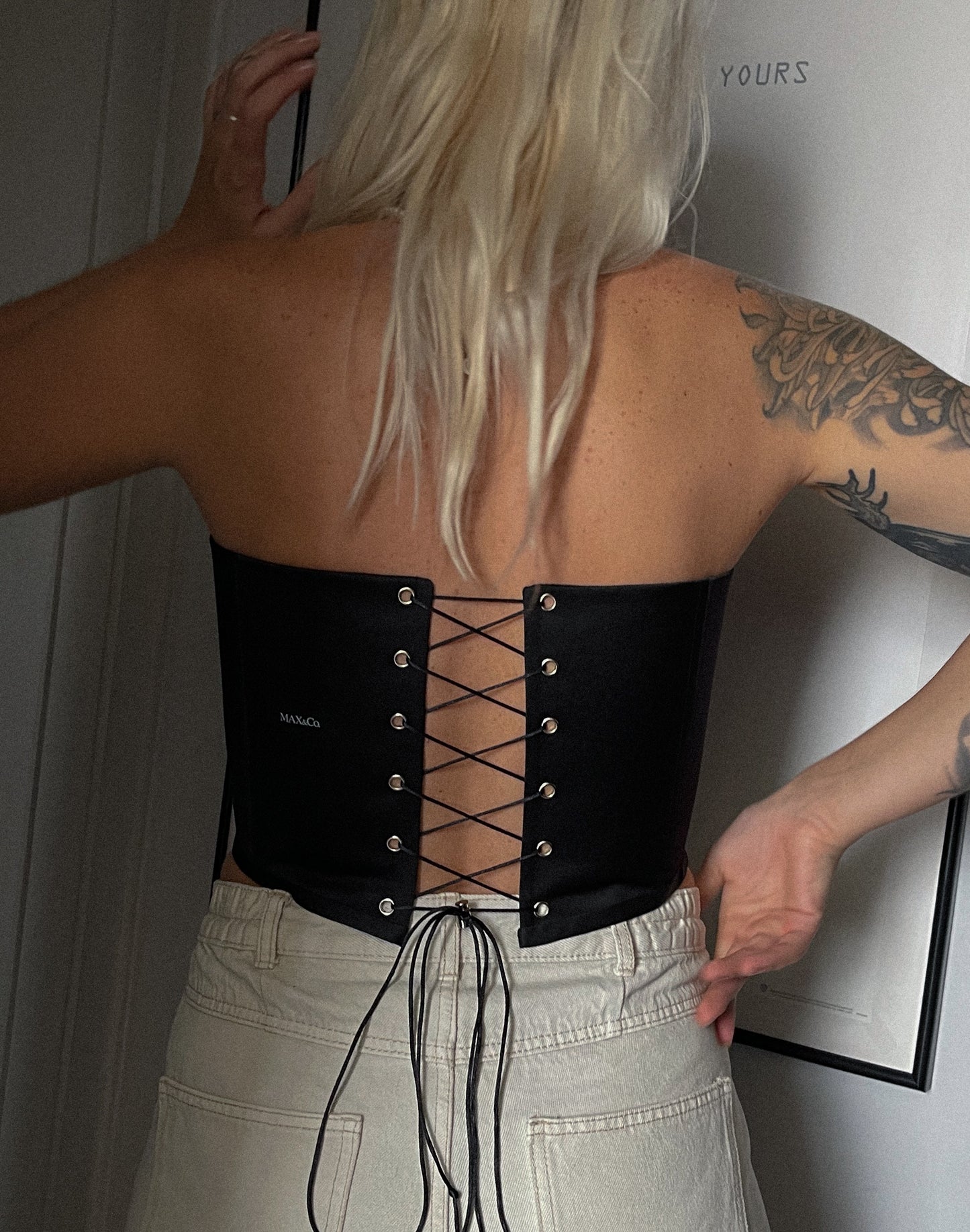 CORSETTO MAX&CO. BLACK - U K I T A