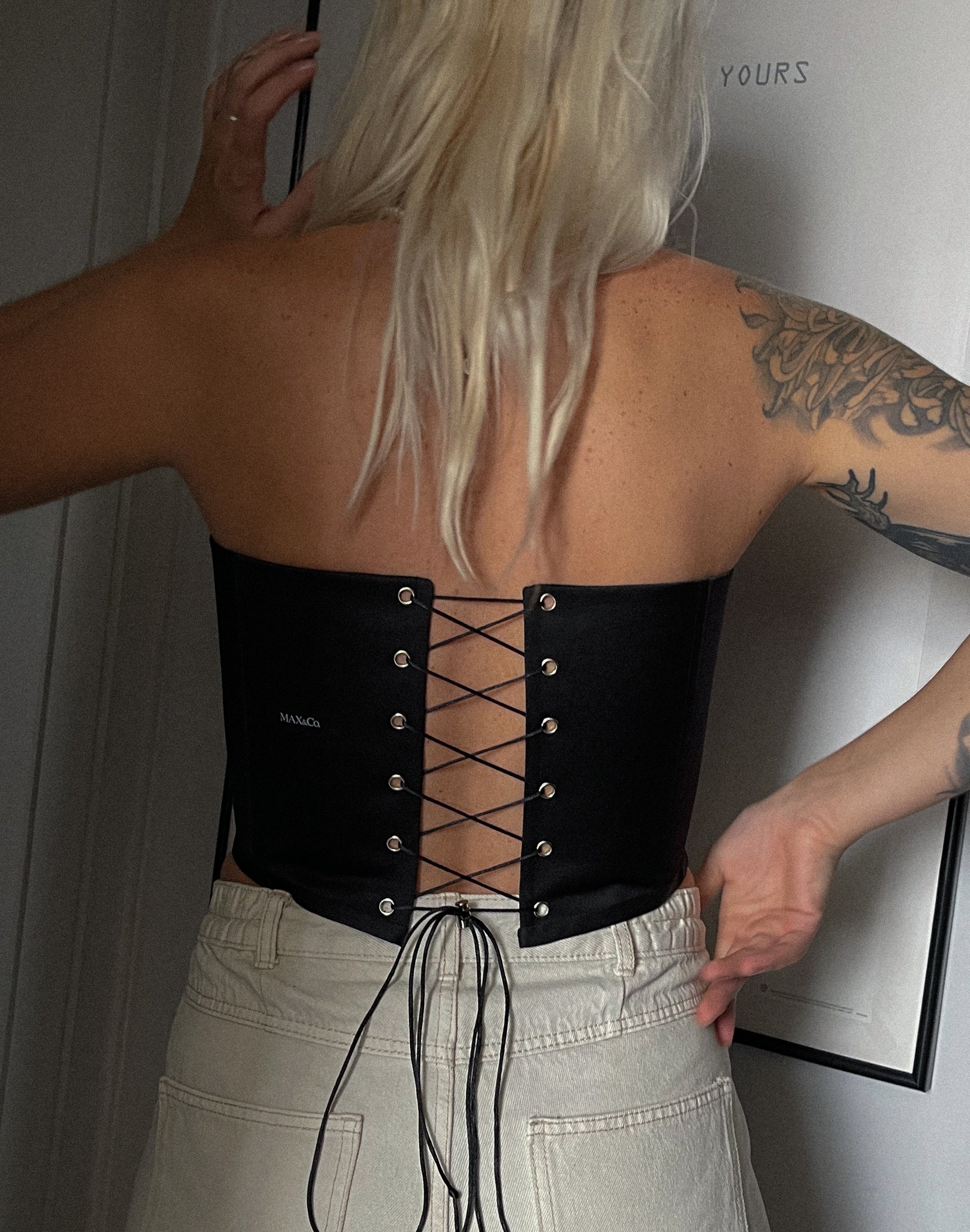 CORSETTO MAX&CO. BLACK - U K I T A